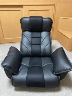 リクライニングゲーム用ソファ 黒