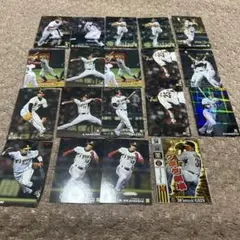 タイガース ② カルビー プロ野球チップス カード 18枚セット+おまけ