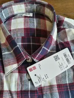 UNIQLO チェック柄 長袖シャツ Lサイズ