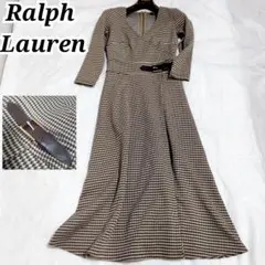 美品 ローレンラルフローレン カシュークールワンピース 2020 千鳥格子