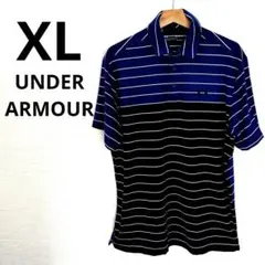 Under Armour HEATGEAR ポロシャツ　XL ユーズド品ブルー