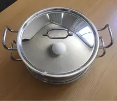 ジオプロダクト 蒸し器付き鍋 28センチ
