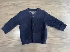 プチバトー　Petit Bateauキルティングジャケット紺　12m74cm
