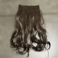 ダークブラウン ウェーブエクステ 約50cm