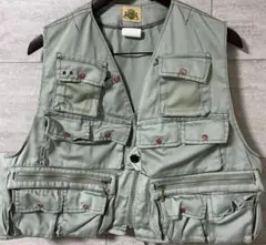 【70s】IDEAL フィッシングベスト【涙タロン】Lサイズ　使用感少