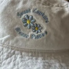 M.Plant 花柄刺繍 ホワイトハット