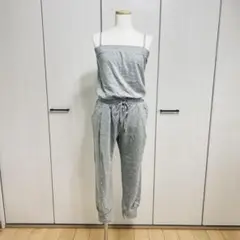 新品　小さいサイズ　UNIQLO オールインワン　ガーゼスウェットコンビネゾン
