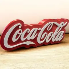 Coca-Cola 立体ロゴ入りライトボックス 看板 インテリア照明
