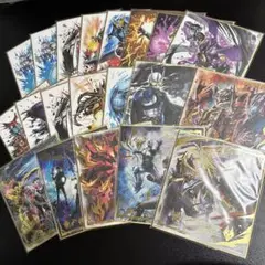 仮面ライダー　色紙セット
