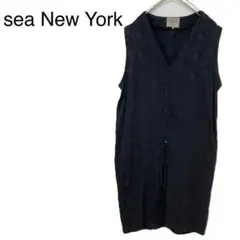sea New York ワンピース 黒 ドット