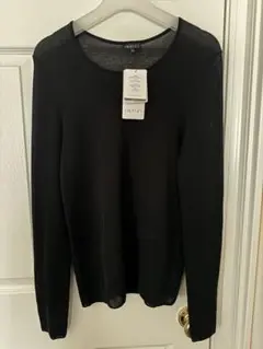 INDIVI シアークルーネックニット　長袖 Tシャツ 15号