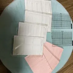 ミニ手帳のノートです。