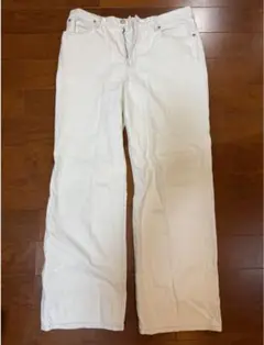 新品　UNIQLO ワイドストレートジーンズ カラー60 LIGHT BLUE
