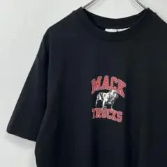 【鬼フェード】90s USA製 マックトラック ブルドッグ Tシャツ XL 黒 Vintage Mack Truck Shirt | eBay