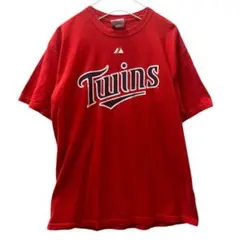 majestic MLB TWINS ベースボール野球Tシャツ　古着ヴィンテージ