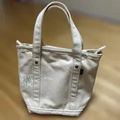 キャンバストートバッグ 白