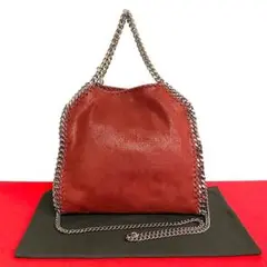 極 美品 保存袋 付き ステラマッカートニー レザー チェーン ショルダーバッグ
