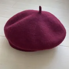 DRESKIP バーガンディ ベレー帽 57cm