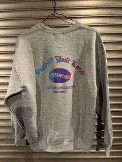 SIXHELMETS シックスヘルメッツ　スエット　古着　バイカー