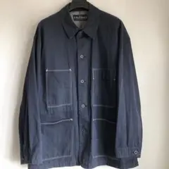 ETVOUS エヴーオム　デニムカバーオールジャケットLサイズ