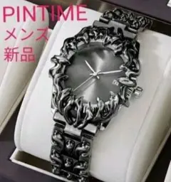 特価中 ★■ 新品 PINTIME メンズ 腕時計 y2k パンク
