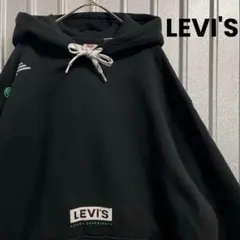LEVI'S パーカー ブラック XLサイズ