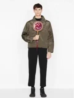dior ウール ワイドストレートスラックス