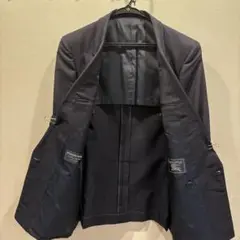 BURBERRY バーバリー ウール ジャケット ダブル　紺色