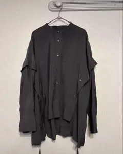 LAATO mulchway blouse ラート　ノーカラーブラウス