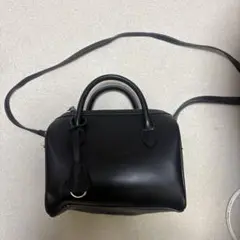 NICE CLAUP 黒 ハンドバッグ
