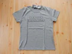 ルチアーノバレンチノ☆綿100%☆半袖Tシャツ　Lサイズ　 グレー