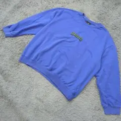 ★b1541 H&M エイチアンドエム【XL】裏起毛トレーナー 青