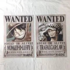 ONEPIECE　海軍発行　公式手配書　2点セット
