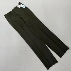 Mr.Bravo ストレッチスラックス ストレートオリーブグリーン 洗濯可