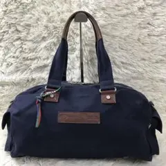 【希少】orobianco×relume コラボボストンバッグ　インディゴブルー