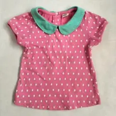 スキップランド　ピンクのイチゴのキッズＴシャツ　100㎝