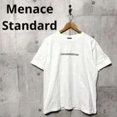 Menace Standard メナーススタンダード ロゴプリントTシャツ L