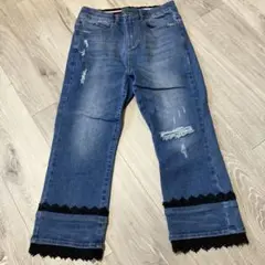 レディース七分丈デニム