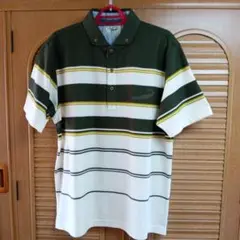 Crocodile ストライプポロシャツ Lサイズ