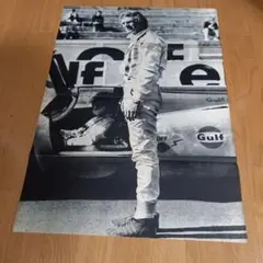 映画雑誌シネストーリー　付録両面ポスター　スティーブマックイーン　栄光のルマン 映画雑誌シネストーリー 付録両面ポスター スティーブ
