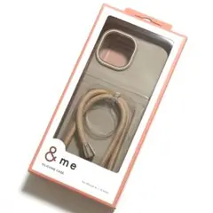 【新品】エレコム iPhone15 シリコンケース ショルダーストラップ付