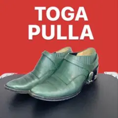 TOGA PULLA ショートブーツ 緑 トーガプルラ