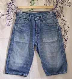 美品　Levis リーバイス　デニム　ハーフパンツ　503 メンズL