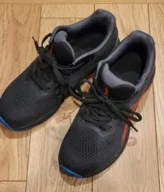 ASICS スニーカー ブラック　２２センチ