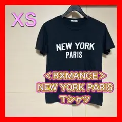✨美品・XS✨RXMANCE ロマンス 半袖 Tシャツ トップス 男女兼用 黒