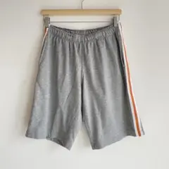 ユニクロ サイドライン ハーフパンツ ジャージ グレー L スポーツ スウェット