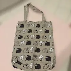 新品　羊柄キャンバストートバッグ