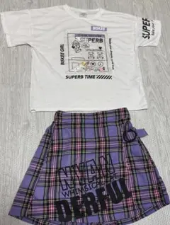 半袖　キュロットパンツ　140