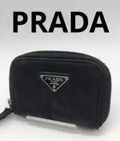PRADA ブランド ブラック コインケース パスケース メンズ レディース