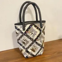 ハンドメイド パッチワーク バッグ
